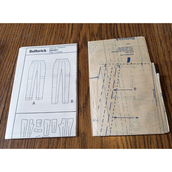 Butterick B6461 Kathrine Tilton Misses Size 8 - 16 Leggings Sewing Pattern - Picture 3 of 4